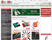 Tablet Screenshot of hecepromosyon.com